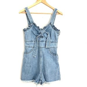 Denim romper
